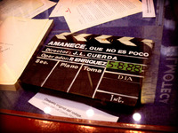 Claqueta de 'Amanece que no es poco', que conserva la Filmoteca de Albacete. / F.A.